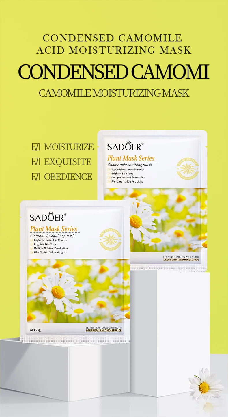 Natural Plant Face Masks — Moisturizing & Firming (8-Pack)