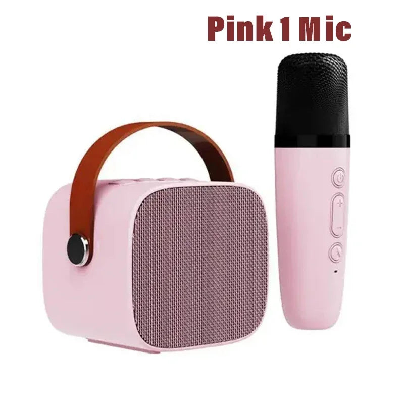 Wireless Dual Microphone Karaoke Machine — Bluetooth HIFI Speaker