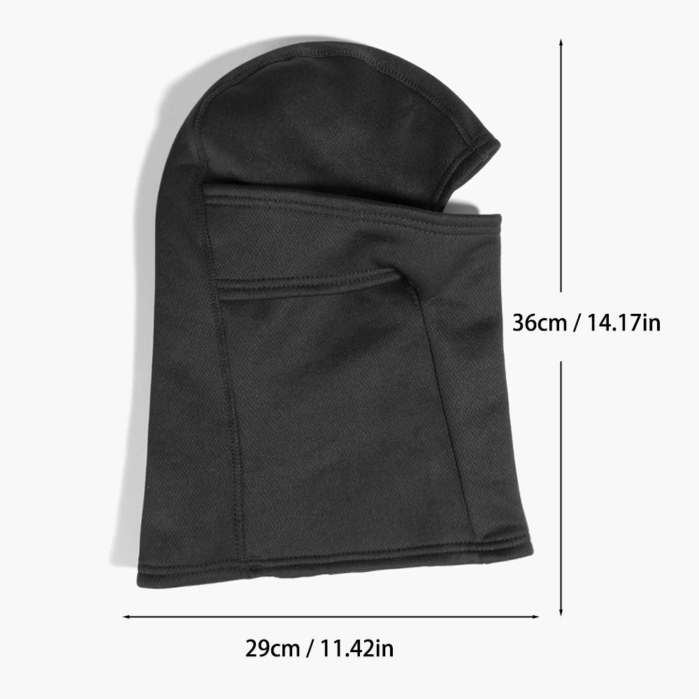Camouflage Polar Fleece Full Face Cycling Balaclava — Windproof Winter Mask
