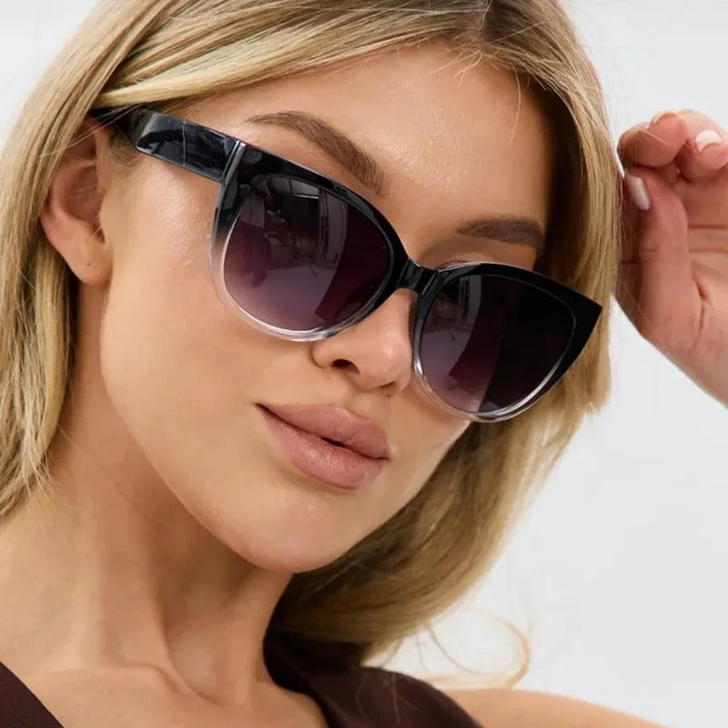 Women's Fashion Cat Eye Sunglasses | Gradient Color UV400 Designer Shades