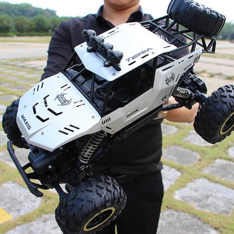 1:12 / 1:16 Scale 4WD RC Off-Road Buggy Truck with LED Lights – Remote Control Car for Boys