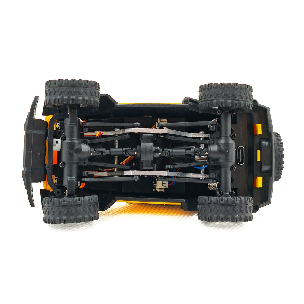 1:36 4WD Mini RC Off-Road Crawler Car with LED Lights – Remote Control Toy for Kids & Adults