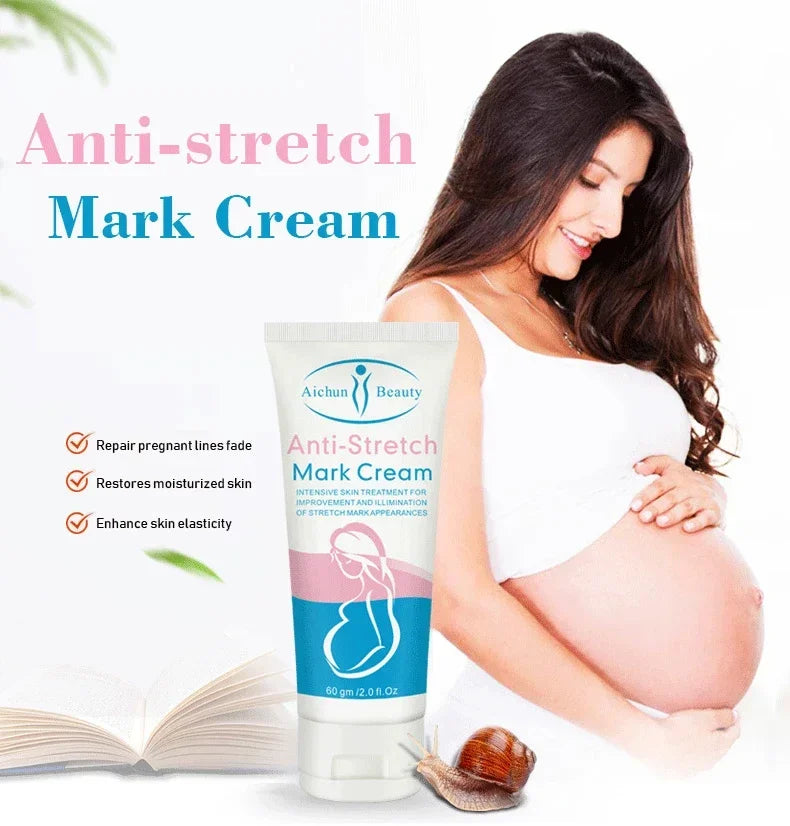 Snail Removes Stretch Mark Cream — Postpartum Repair, Anti-Aging & Firming Body Cream 60g