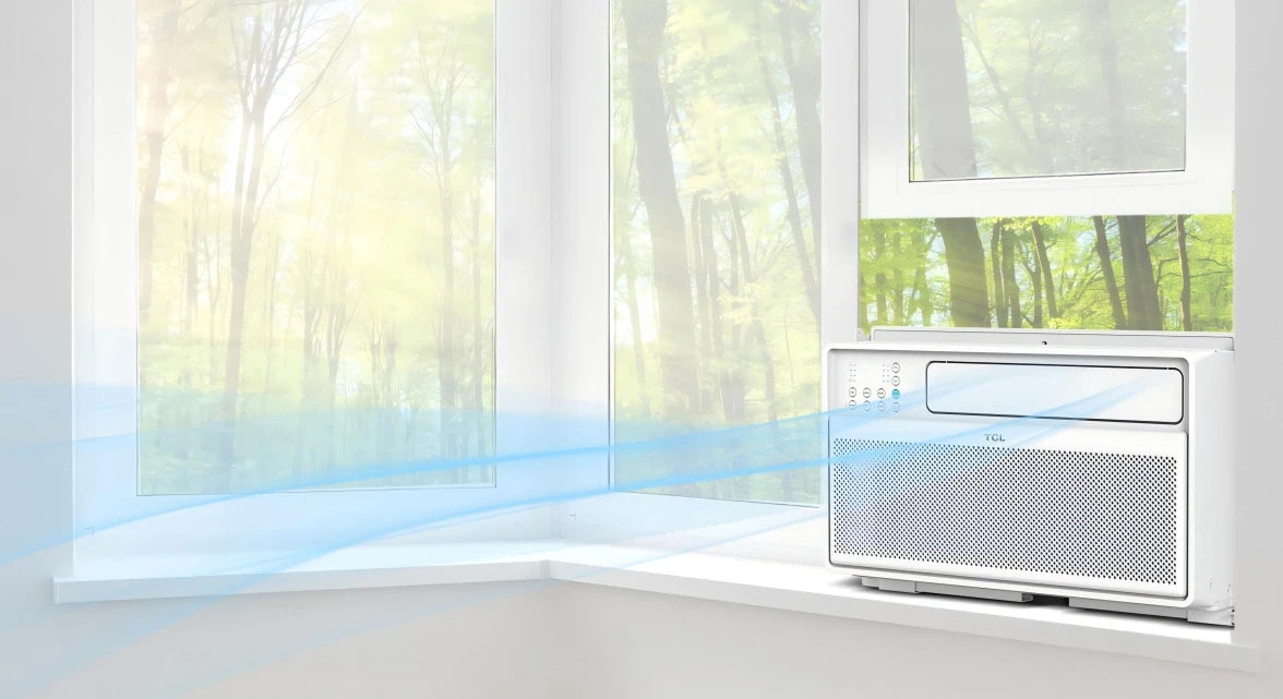 Window Air Conditioner — 5,000 / 7,000 / 9,000 / 12,000 BTU Multi-Size Window Type AC Unit