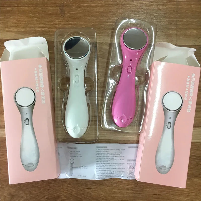 Ionic Ultrasonic Facial Beauty Device – Anti-Aging, Wrinkle Removal & Skin Firming Massager