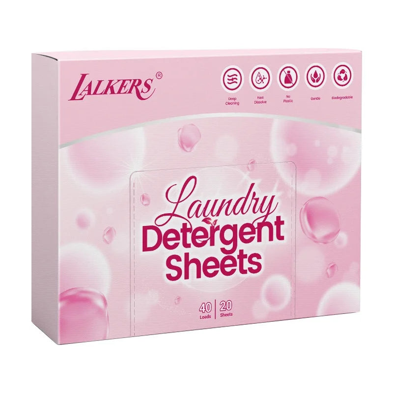 Plant-Based Laundry Tablets — Concentrated Washing Powder Detergent | Mild, Safe, Anti-Bacterial, 5X Concentration