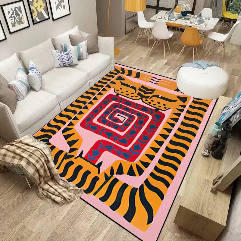 Fashion Plush Area Rug – Large Soft Carpet for Living Room, Bedroom & Cloakroom