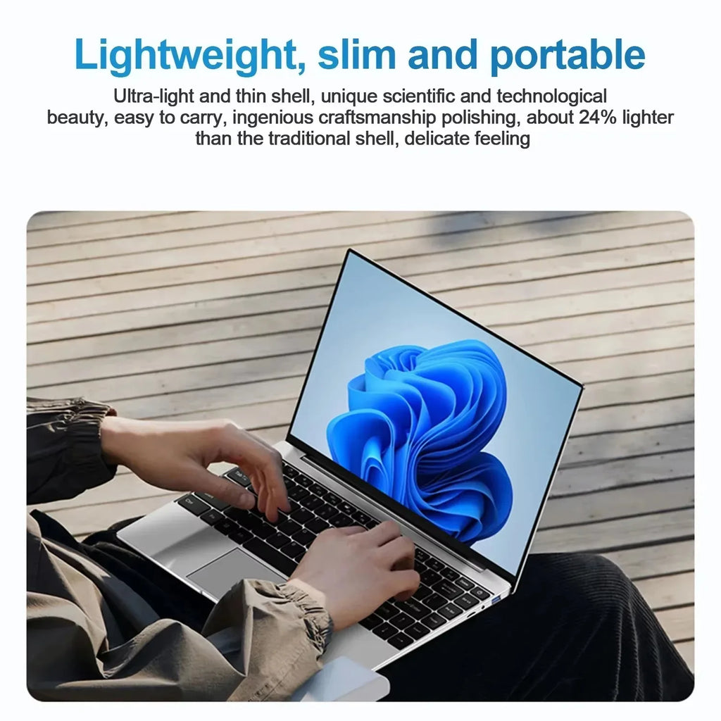 14.1" Intel i7-8650U Ultra Slim Laptop – Up to 32GB RAM, 2TB SSD, Windows 11