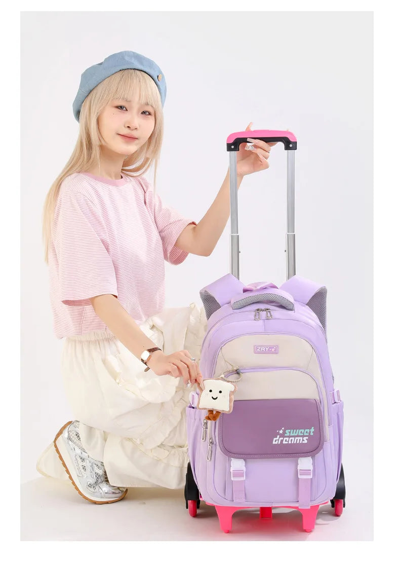 Trolley School Backpack – Two- & Six-Wheel Options