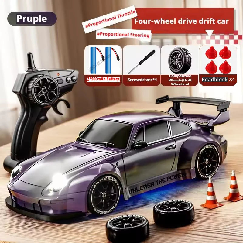 1:24 Scale 4WD RC Drift Car – High Speed Electric Racing Car for Kids & Adults