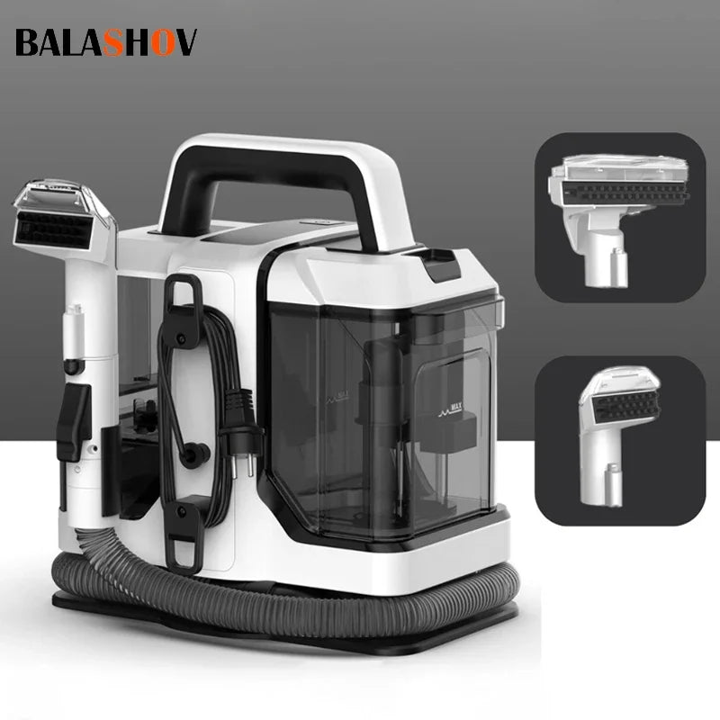 Carpet Cleaner Machine — 220V/110V Powerful Deep Stain Cleaning for Couch, Pets, Car Seats, Upholstery & Furniture Steam Cleaner