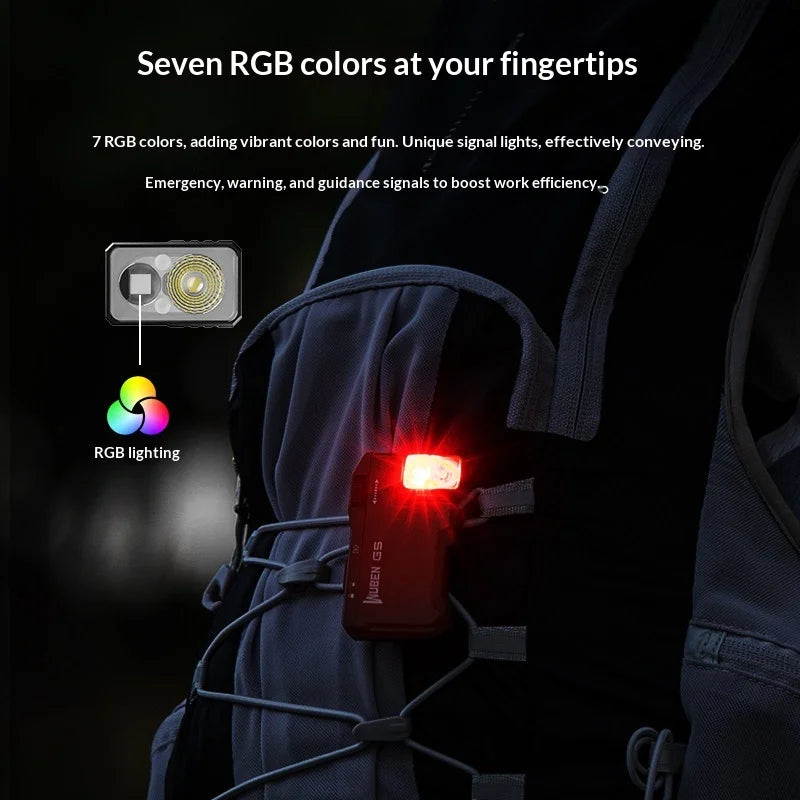 WUBEN G5 Premium EDC Flashlight – 400 Lumens, RGB, Titanium Alloy & Collector Edition Variants