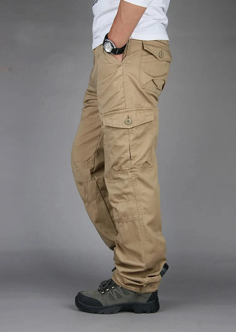 Men's Cotton Cargo Work Pants