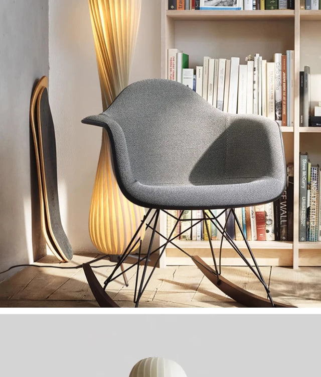 Sculptural Floor Lamp – Twisted Shade Design