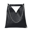 Luxury PU Leather Tote Bag – Large Capacity Chain Shoulder Bag for Women