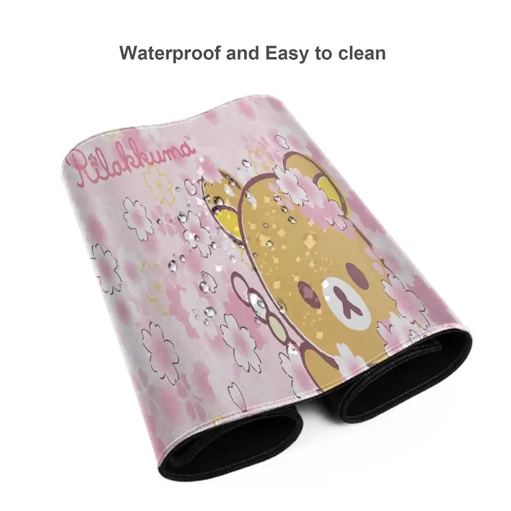 Rilakkuma Anime Gaming Mouse Pad — Large Non-Slip Desk Mat