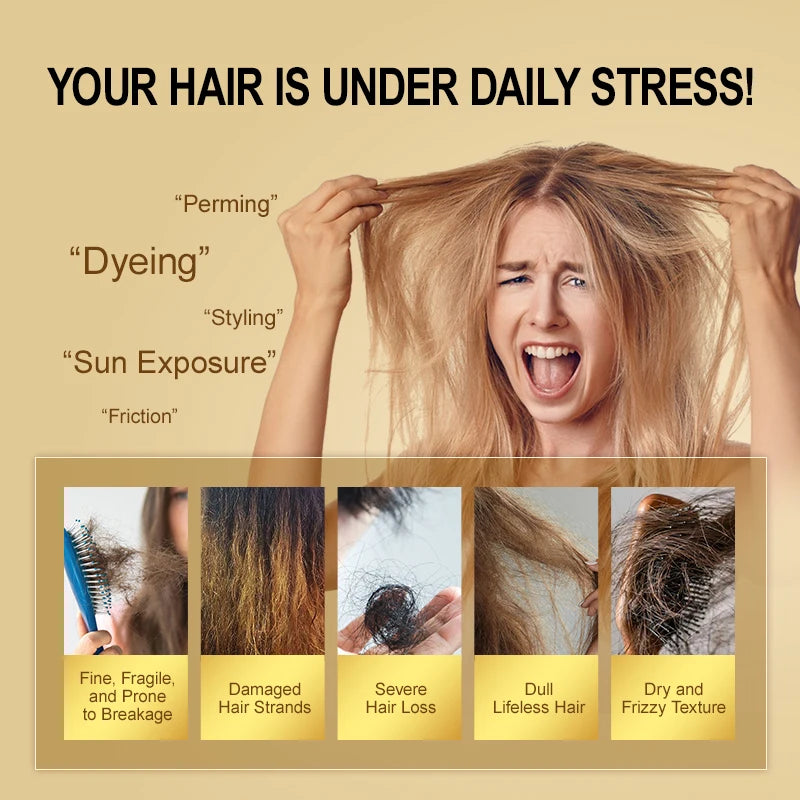 PURC Smoothing Hair Oil Shining Argan Oil Nourishing Soft Repair Damaged Frizz Hair Serum Scalp Treatment Hair Care Products