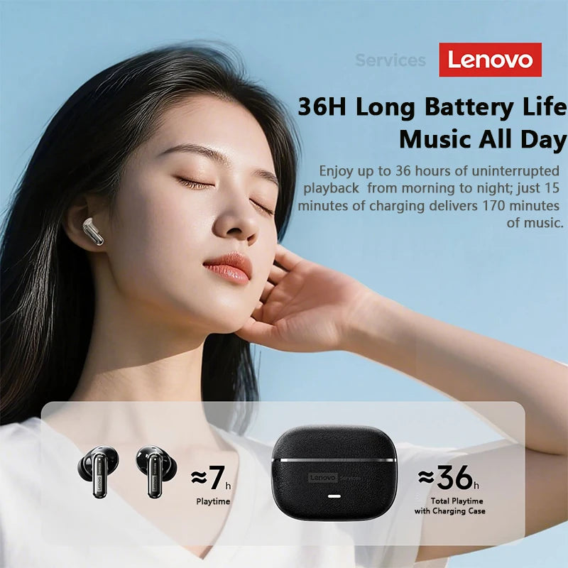 Lenovo LE208 Wireless Bluetooth Earphones — ENC Noise Cancelling Gaming Headset