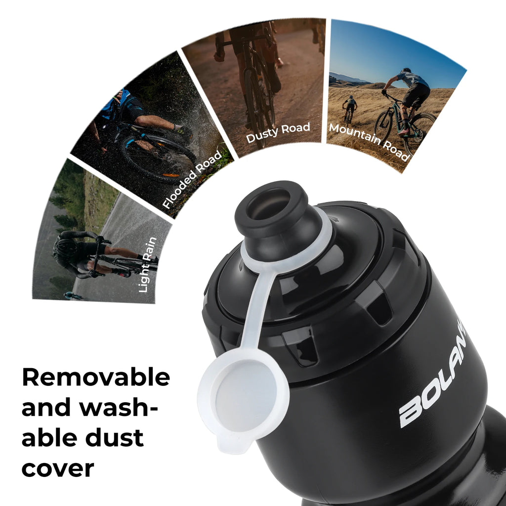 BOLANY 750ml Sports Cycling Squeeze Water Bottle – Lightweight Portable Outdoor Kettle with Lid