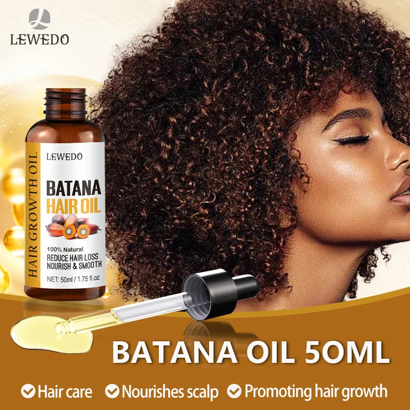 Batana Oil Hair Growth Serum — Anti-Hair Loss Essence for Thicker, Stronger Hair