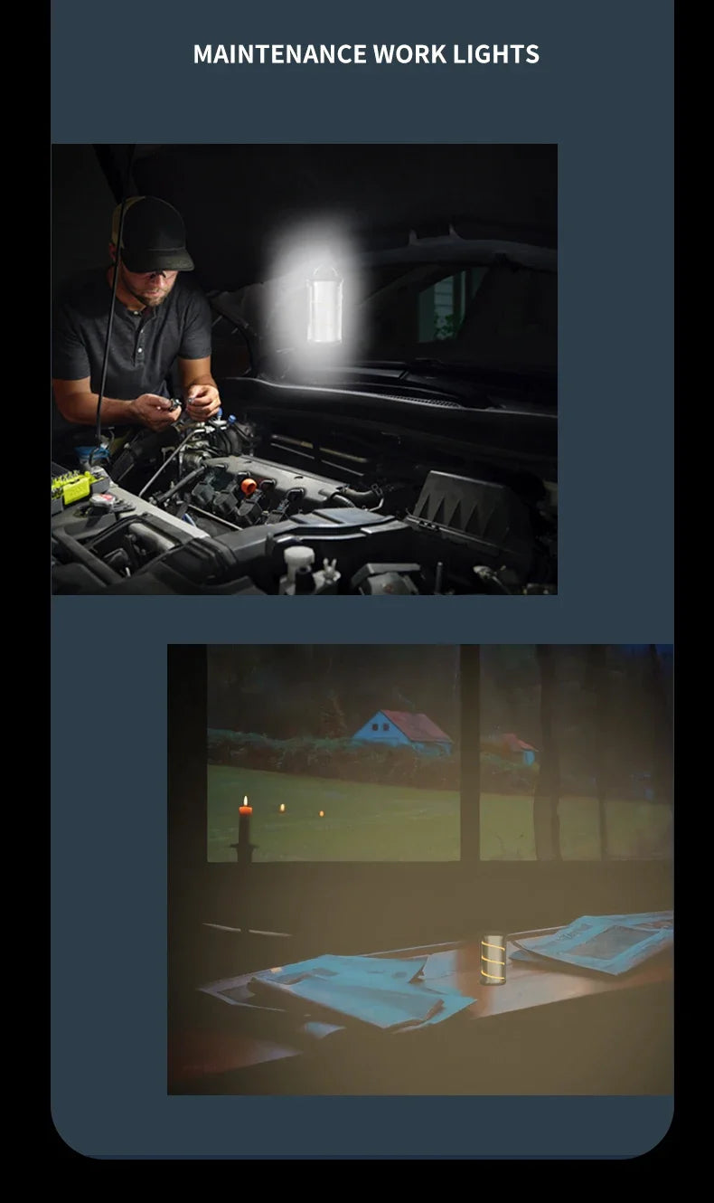 XHP360 Military-Grade 2-in-1 Super High Power Flashlight – 36-Core Zoomable Waterproof Rechargeable Torch with Safety Hammer