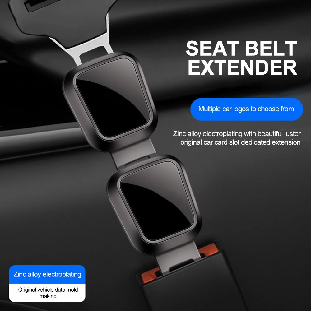 Car Seat Belt Buckle Extender Clip — 2 Pack