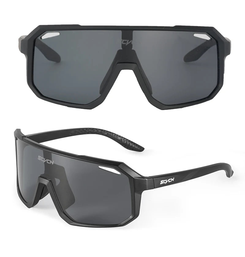SCVCN Cycling Sunglasses — UV400 Polarized Sports Eyewear for Men & Women