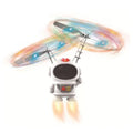 Photoluminescent Astronaut Gyro Flyer – Levitating Tether Retrieval Spacecraft Sensory Toy