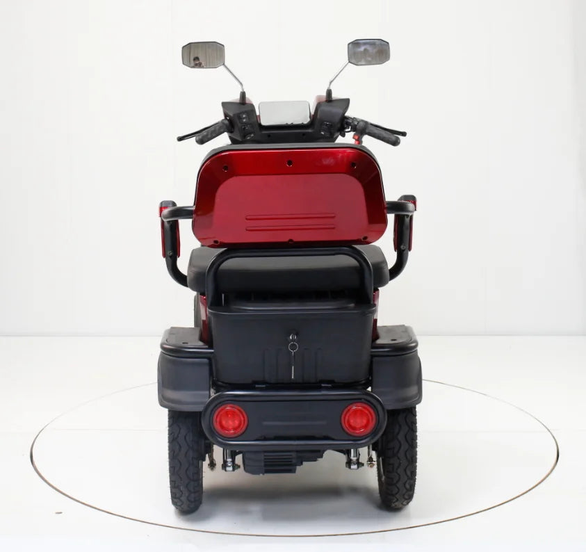 4-Wheel Electric Mobility Scooter for Seniors, Electromagnetic Brake