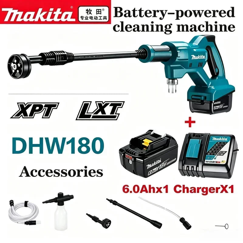 Cordless Pressure Washer – Makita 18V LXT Compatible