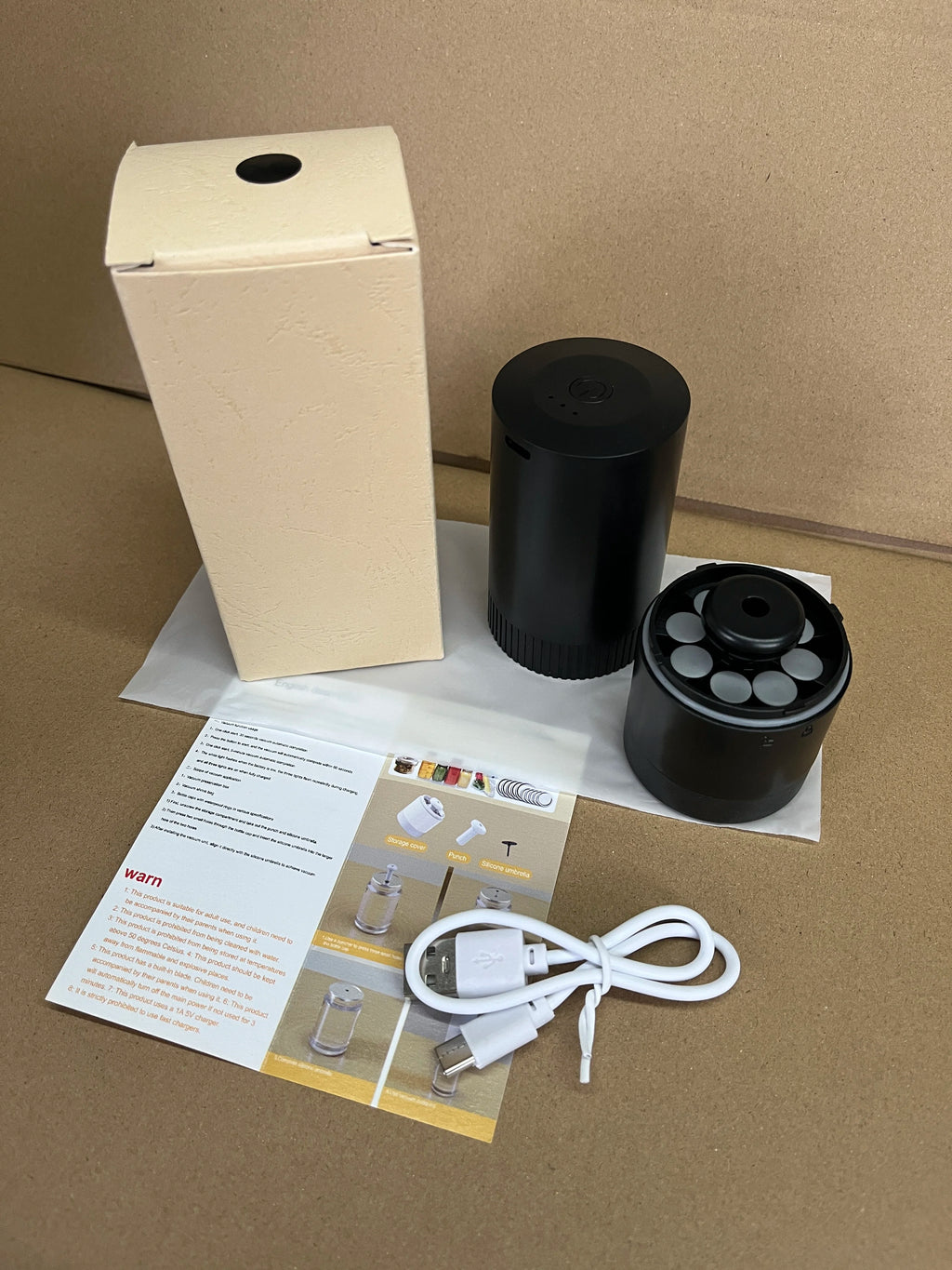 Wireless Handheld Food Vacuum Sealer – Bag & Jar Sealing Pump for Regular & Wide Mouth Mason Jars