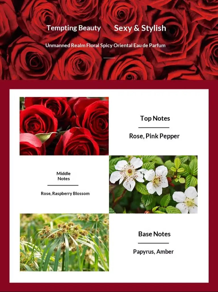 Rose Pheromone Perfume Spray for Women 50ml – Long-Lasting Floral EDP