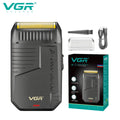 VGR V-375 Professional Foil Electric Shaver – Rechargeable, Pop-Up Trimmer, USB-C Fast Charge