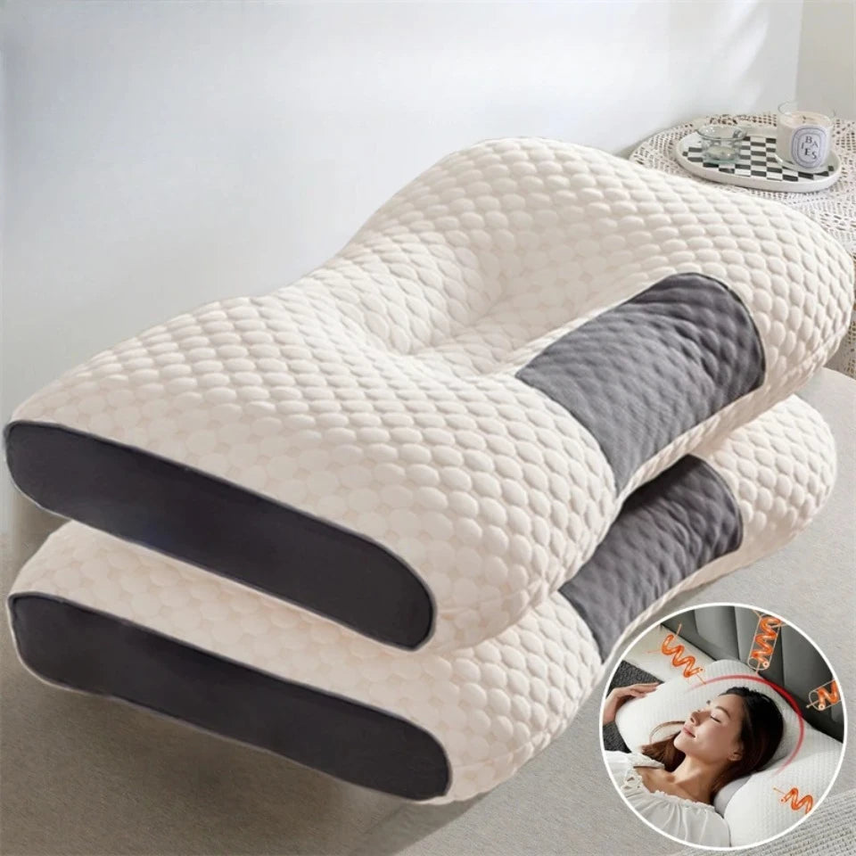 Spa Massage Pillow — Washable Non-Collapse Cervical Support Pillow for Home, Spa & Gift