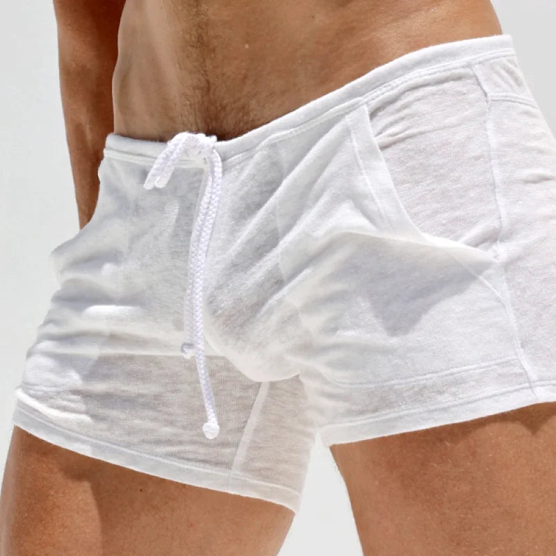 Men's Bamboo Knit Lounge Shorts — Lightweight Breathable Summer Pajama Shorts