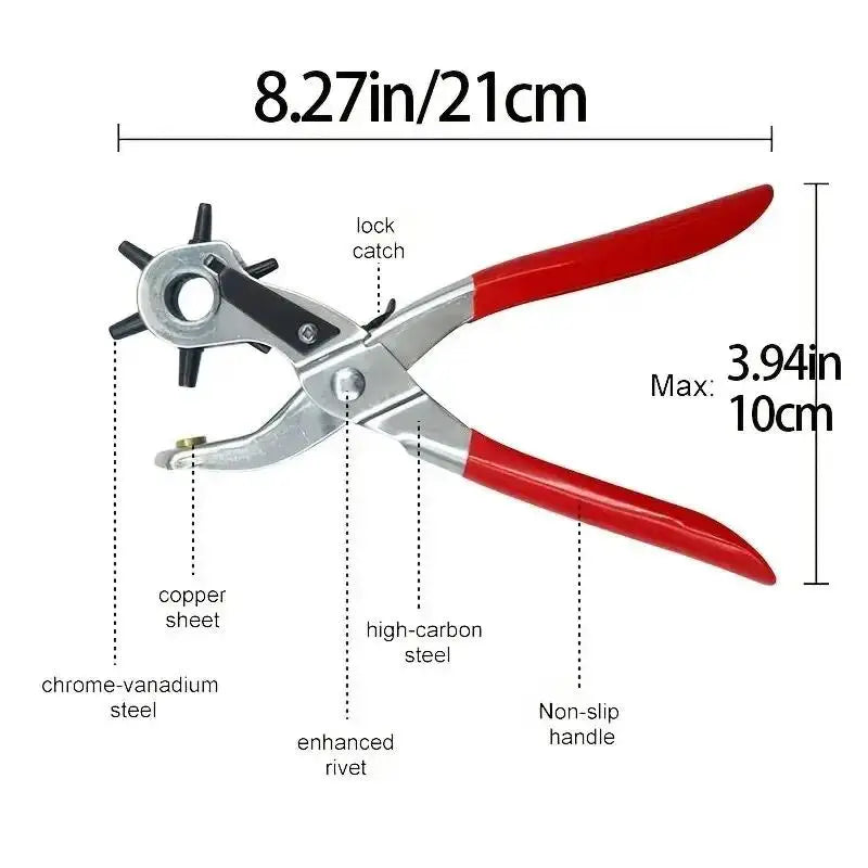 Universal Leather Watch Band Hole Punch Plier Tool