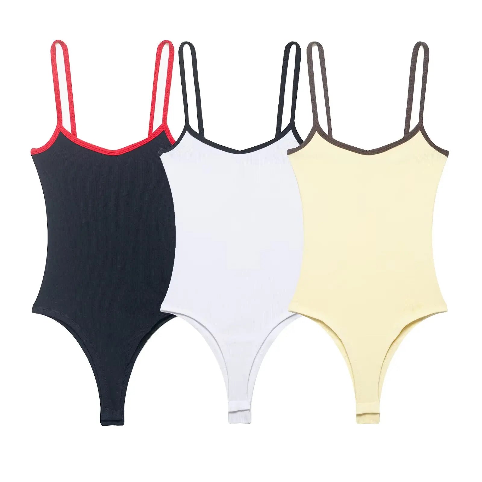Women's Color-Blocked Strap Jumpsuit – Round Neck Cotton Blend Casual Romper 2026