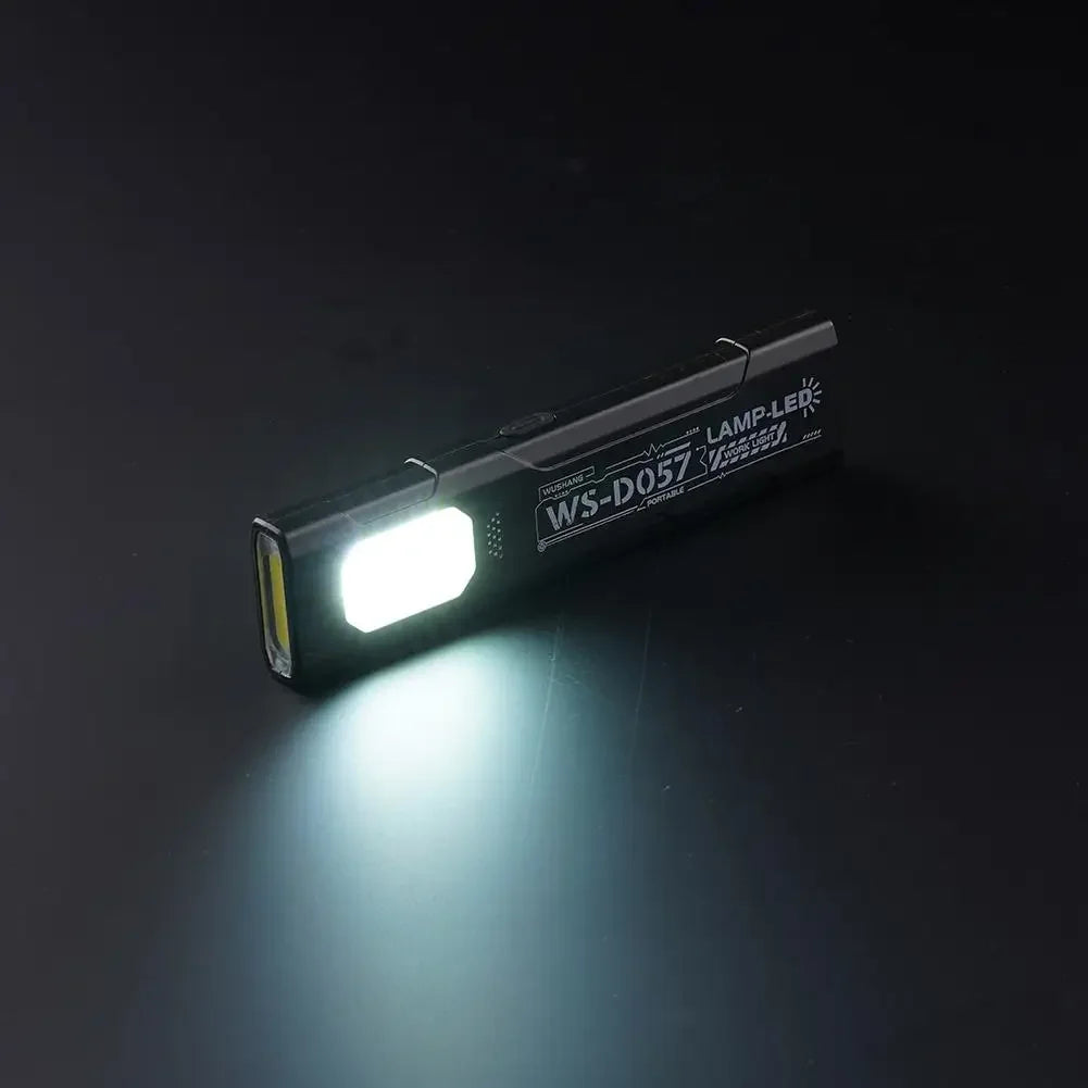 Mini COB LED Keychain Flashlight – USB-C Rechargeable, 5-Mode, IPX6 Waterproof EDC Pocket Light