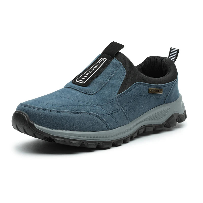 Men's Mesh-Lined Slip-On Casual Sneakers