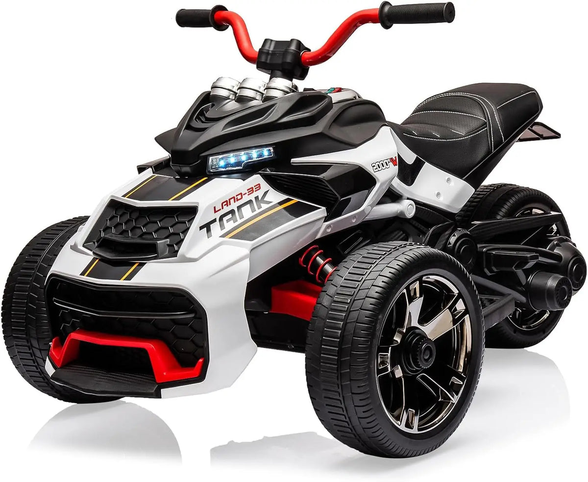 12V Kids Ride-On ATV – Three-Wheel Electric Toy with Remote