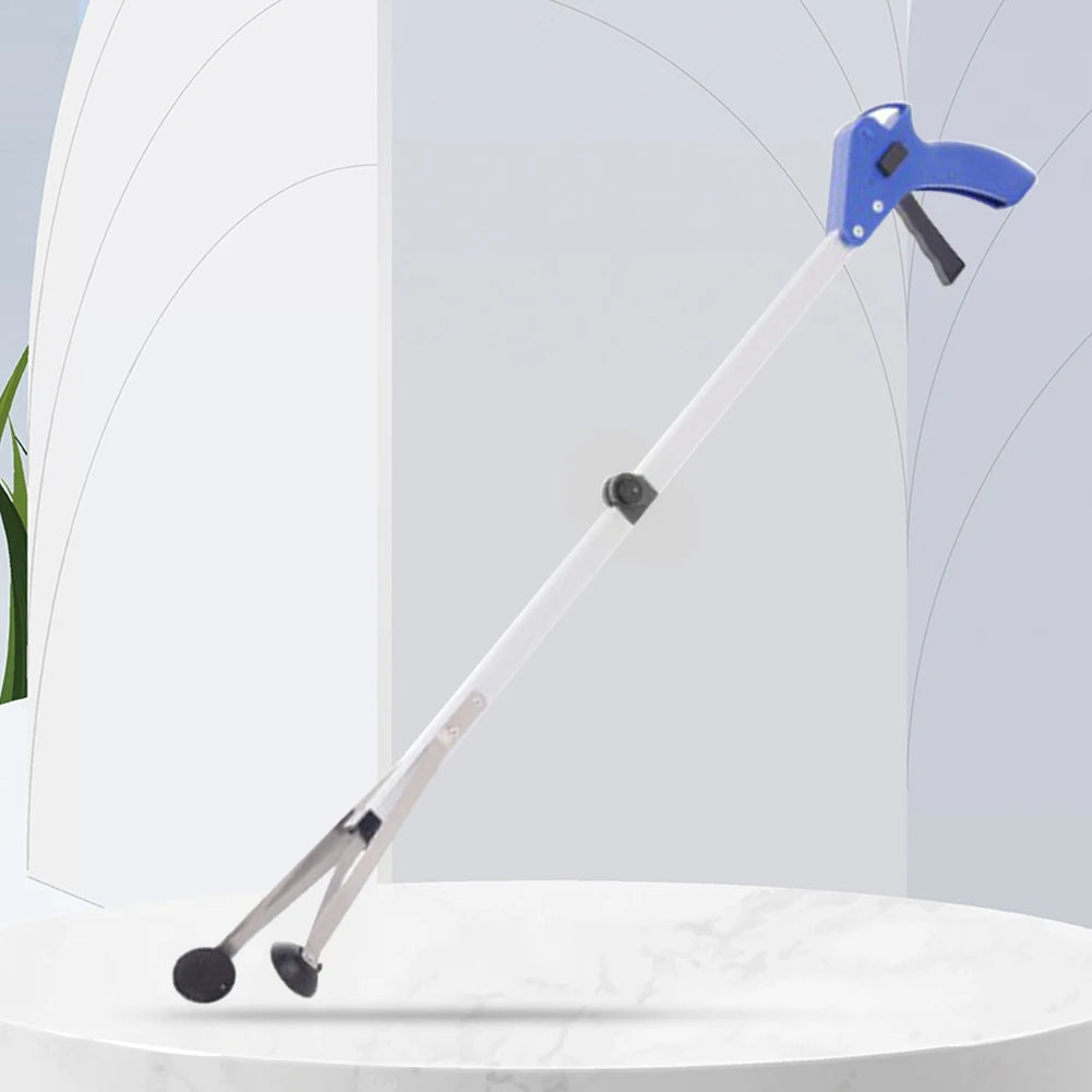 80cm Foldable Grabber Reacher Tool — 360° Rotating Trash Picker & Gripper Extender