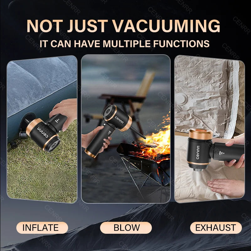 Cordless Car Vacuum & Blower – MAX Black & PRO Silver
