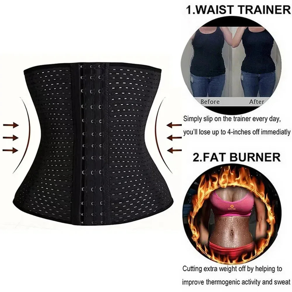 Slim. Support. Recover. — Women’s Tummy Slimming Belly Band Shapewear | Waist Cincher Corset, Postpartum Support, S–XXL, Black