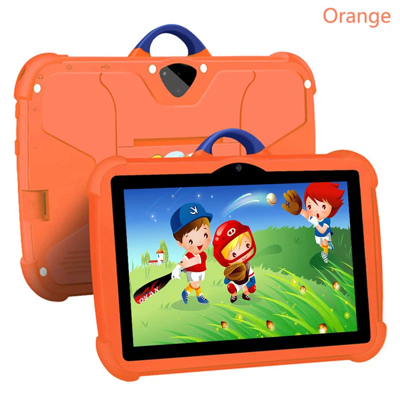BDF 7" Kids Study Tablet – 4GB RAM, 64GB, Android 13, 5G Wi-Fi, Dual Camera