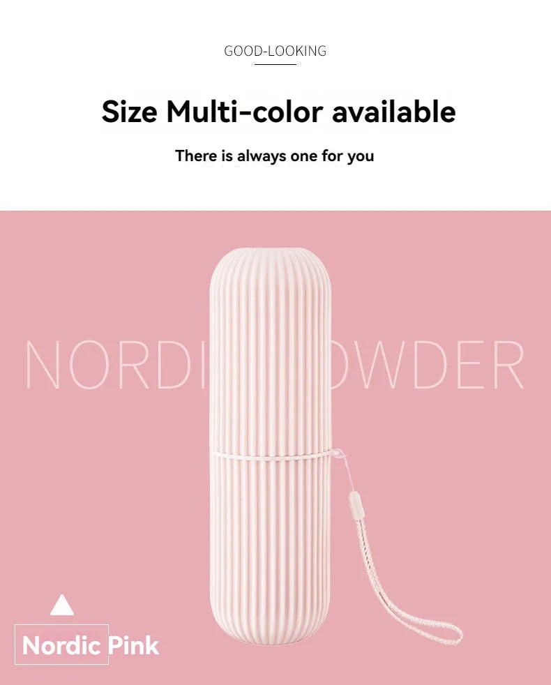 Portable Toothbrush & Toothpaste Travel Case — Hygienic Storage Box for Camping & Travel