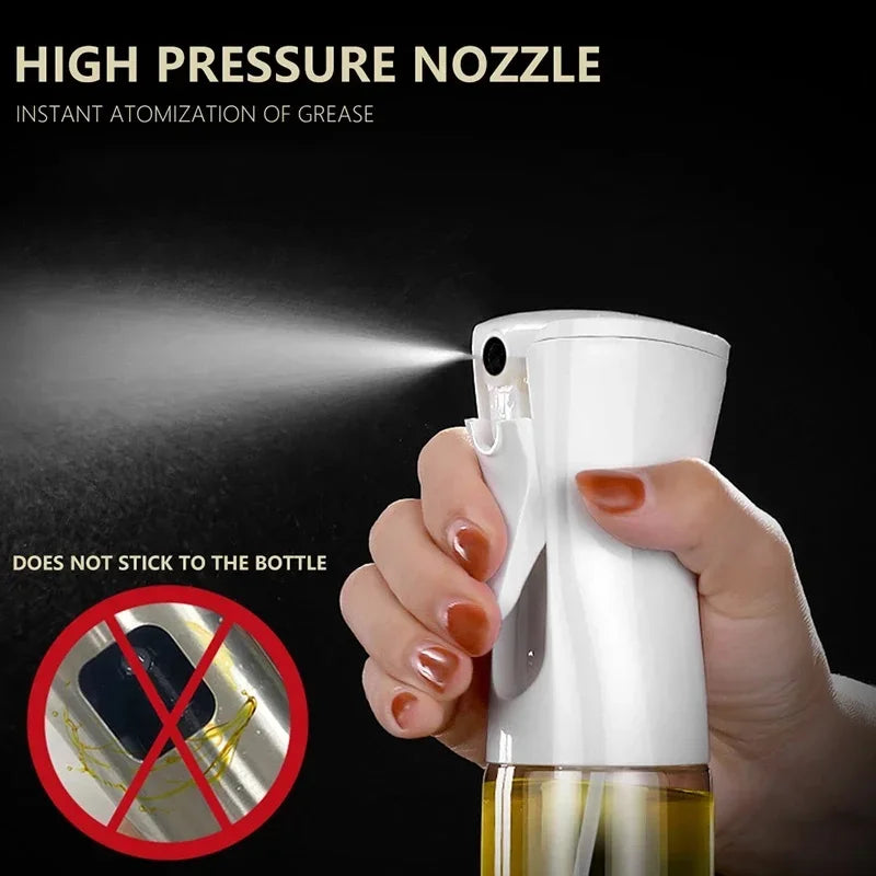 Oil Spray Bottle & Oil Brush — Dual-Use Misting Spray for Cooking & BBQ (200ml / 300ml / 500ml)