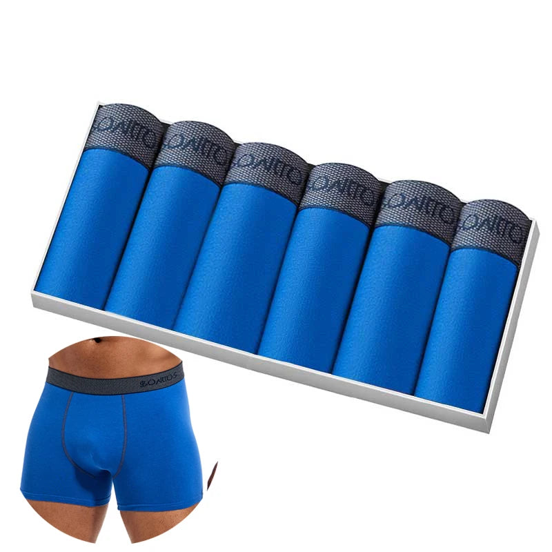 Men's Cotton Stretch Boxer Briefs, 6-Pack