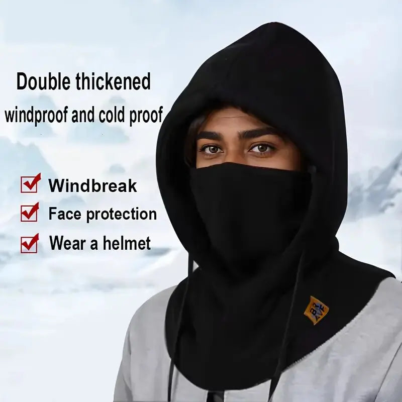 3-in-1 Winter Balaclava Hood with Face and Neck Cover