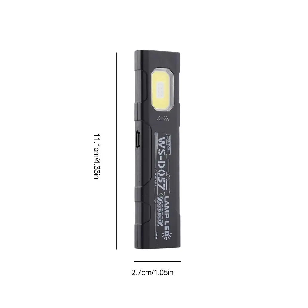 EDC Multi-Mode USB-C Rechargeable Flashlight – IPX4 Waterproof Pocket Torch with Red & Blue Strobe