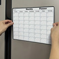 Stay Organized in Style — Magnetic Dry Erase Monthly Calendar | Refrigerator Planner, Whiteboard Calendar, Kitchen Organization & Decor